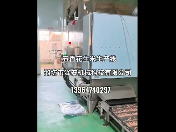 五香花生米生產(chǎn)線視頻