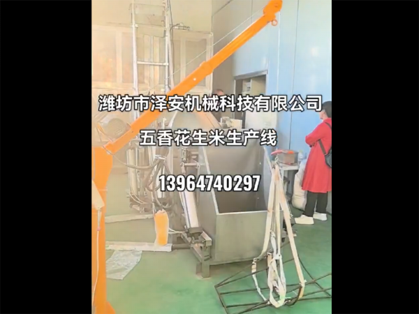 五香花生米生產(chǎn)線視頻